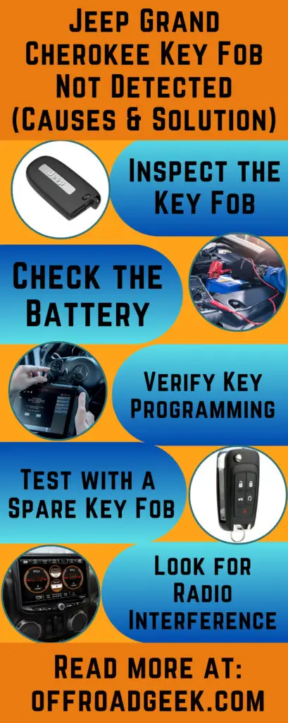 Jeep Grand Cherokee Key Fob Not Detected (Causes & Solution)